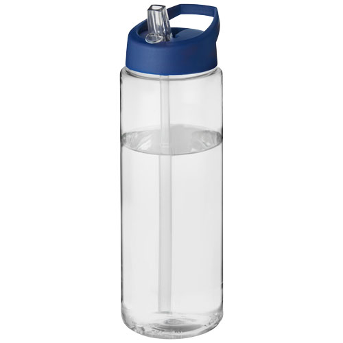 Bouteille promotionnelle de sport 850ml H2O Active® Translucide et Bleu